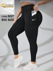 تصویر لگ ورزشی زنانه سایز بزرگ کد: 5027 ( تک عددی) 