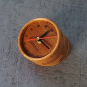 تصویر ساعت چوبی رومیزی|طرحA017 