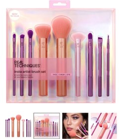 تصویر ست براش ریل تکنیک 9 تایی مدل Insta Artist Brush Set Real Techniques Insta Artist Brush Set , 9pcs