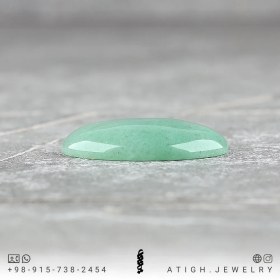 تصویر نگین آونتورین سبز (Aventurine) معدنی خوشرنگ وزن حدود 30 قیراط کیفیت عالی تخصصی چاکرای قلب 