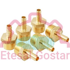 تصویر سرشلنگی 3/4 اینچ به 10 برنجی 