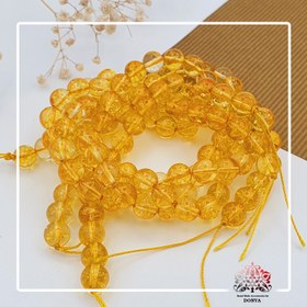 تصویر ریسه سنگ سیترین سایز 8 