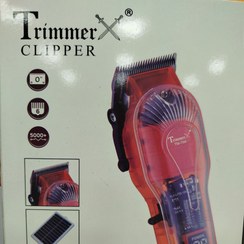 تصویر ریش‌تراش Trimmer Clipper TM‑T66 | ماشین اصلاح حرفه‌ای شارژی با تیغه استیل ضدزنگ و طراحی آرایشگاهی 