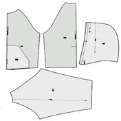تصویر الگو هودی مناسب برش زنانه مردانه 