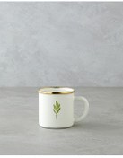 تصویر ماگ لیوان مینای مریم گلی 350 میلی لیتری سبز روشن English Home 