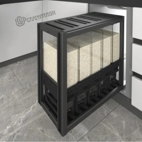 تصویر مخزن نگهداری برنج و حبوبات ملونی مدل 9216 ریلی 