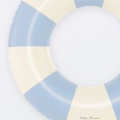 تصویر تیوپ استخر شنا آبی و سفید ( شیری ) رنگ زنانه ، دخترانه و پسرانه در دو سایز ۷۰ و ۹۰ 