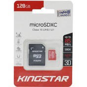 تصویر کارت حافظه Micro SDHC کینگ استار کلاس 10 ظرفیت 128 گیگابایت King Star Micro SDHC C10 128GB