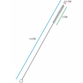 تصویر برس تمیز کننده نی لیوان کودک مدل AST760/G2 