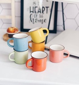 تصویر قهوه خوری ساده رنگی 