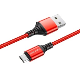 تصویر کابل تبدیل USB به MICROUSB بروفون مدل BX54 طول 1 متر Borofone BX54 MicroUSB Cable 1m