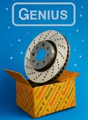 تصویر دیسک ترمز چرخ جلو مناسب پژو405 توربو سوراخدار 