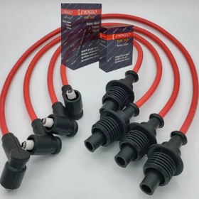 تصویر پکیج شمع وایر تقویتی پژو 405 spark plug and wire kit high voltage 405