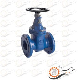 تصویر شیر فلکه کشویی زبانه فلزی اورینگی F4 فاراب O-ring metal tab sliding valve F4