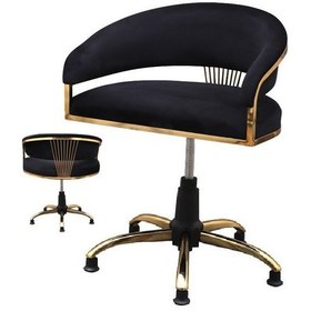 تصویر صندلی ارایشگاهی اداری استادکاری مدل سزار چرخدار Sezar Swivel Chair