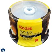 تصویر دی وی دی خام کداک مدل 8.5 گیگابایت بسته 50 عددی ا Kodak 8.5GB Pack of 50 DVD Kodak 8.5GB Pack of 50 DVD