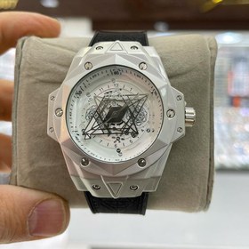 تصویر ساعت هابلوت کهکشانی فول کپی - مشکی Hublot galaxy full copy watch