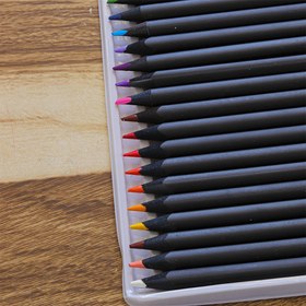 تصویر مداد 24 رنگ بیسیک بلک وود 