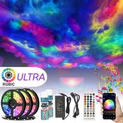 تصویر پک کامل سقف ابری RGBIC ULTRA گیمینگ هوشمند ,با کنترل ریموت و اپلیکیشن موبایل 