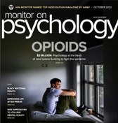 تصویر مجله October 2022 Monitor on Psychology 