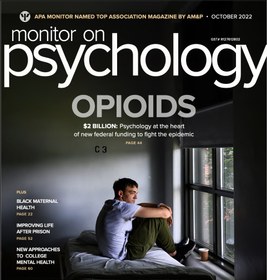 تصویر مجله October 2022 Monitor on Psychology 