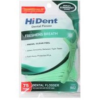 تصویر نخ دندان کمانی 75 عددی هایدنت کد 902 Hi Dent Dental Flosser 75picks 902code