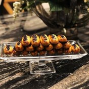 تصویر شیرینی خوری و رولت خوری پایه دار کریستال پاشاباغچه طرح گریس کد 95462 