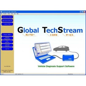 تصویر نرم افزار رابط دیاگ تچ استریم مخصوص تویوتا و لکسوس TECH STREAM 