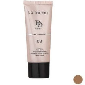 تصویر دی دی کرم رنگی لافارر SPF30 مدل 03 مناسب انواع پوست حجم 30 میلی لیتر La Farrerr DD Cream 03 For All Skin Types 33 ml