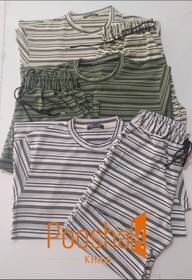 تصویر ست تی شرت شلوارک مردانه مراکشی 