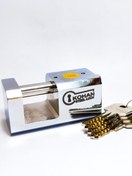 تصویر قفل کتابی مکعبی دو شیار پله ای برند کهن | KOHAN سایز 95 