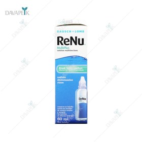 تصویر محلول شست و شوی لنز رنیو 60 میل Renu Multiplus Lens Solution