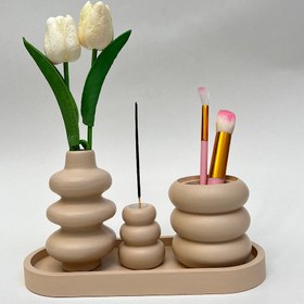 تصویر ست دکوری میز آرایشی 