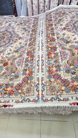 تصویر فرش خطیبی دست بافت جفت به هم چسبیده 30 رج -1010 