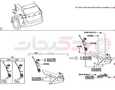 تصویر چراغ عقب راست ( لکسوس , NX ) 
