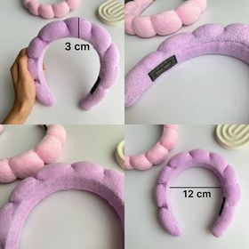 تصویر تل مو زنانه مدل مارشملو پینترستی 