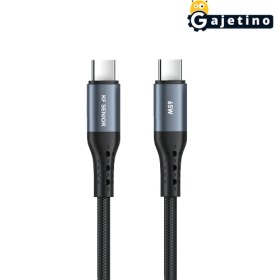 تصویر کابل شارژ دو سر تایپ سی کی اف سنیور مدل KF Senior S89 Type-C To Type-C Cable 