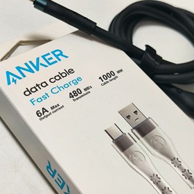 تصویر کابل TYPE-C تایپ سی ANKER مدل AD-010 اورجینال سوپرفست 