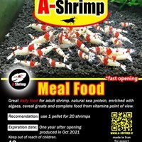 تصویر غذای میگو آب شیرین میل فود ای شریمپ 