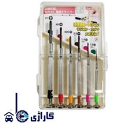 تصویر پیچگوشتی ساعتی سان فلگ 6 عددی مدل PR-810 