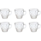 تصویر فنجان بلور کاوه مدل اکسپرس کد 9030 بسته 6 عددی Kaveh Express Crystal Cup Set (6 Pieces) - Enjoyable Drinks Anytime