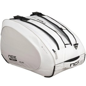 تصویر ساک پدل نوکس nox | ML10 TEAM WHITE/GREY PADELBAG ساک پدل نوکس مدل