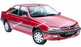 تصویر عکس پژو پارس آلبالویی 