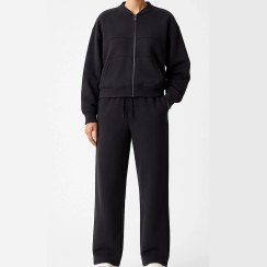 تصویر ست سویشرت شلوار دورس توکرکی مشکی 