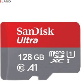 تصویر کارت حافظه سن دیسک Ultra A1 ظرفیت ۱۲۸ گیگابایت کلاس ۱۰ سرعت ۱۲۰MBps 