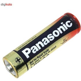 تصویر باتري قلمي پاناسونيک Alkaline 1.5V ا Panasonic Alkaline AA 1.5V  Battery Panasonic Alkaline AA 1.5V  Battery