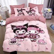 تصویر روتختی دخترانه طرح کرومی و ملودی مدل ۰۷۵ سایز یک نفره و دونفره 