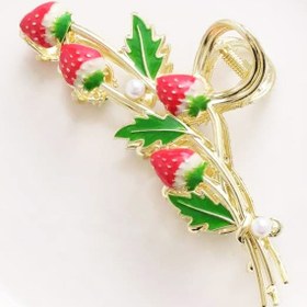 تصویر کلیپس فلزی توت فرنگی 