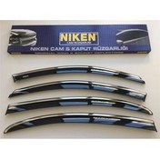 تصویر بادگیر خودرو شیشه جلو پنجره کروم 4 تکه NIKEN CHERY TIGGO 8 PRO MAX Niken 