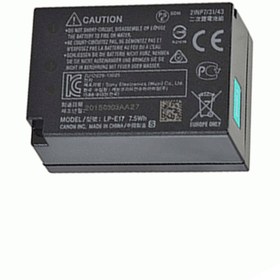 تصویر باتری دوربین کانن مدل LP-E17 اصل Canon LP-E17 Original Battery